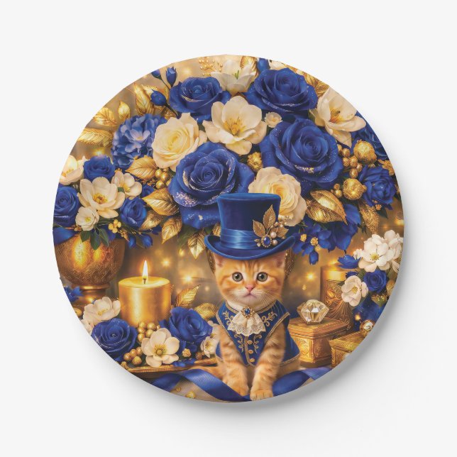 De Papel Prato Royal Sparkle Kitten  (Frente)