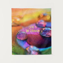 De Parede O AMOR É A MINHA TAPETE RELIGION WALLART (50" x 60