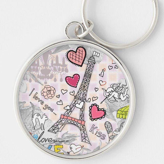De Paris com chaveiro do amor (Frente)