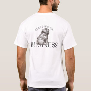 De Pé nos Negócios Camiseta Branca