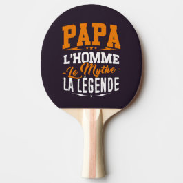 De Ping Pong Raquete Ténis Papá o Homem o Mito legenda-o