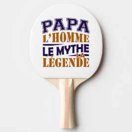 De Ping Pong Raquete Ténis Papá o Homem o Mito legenda-o