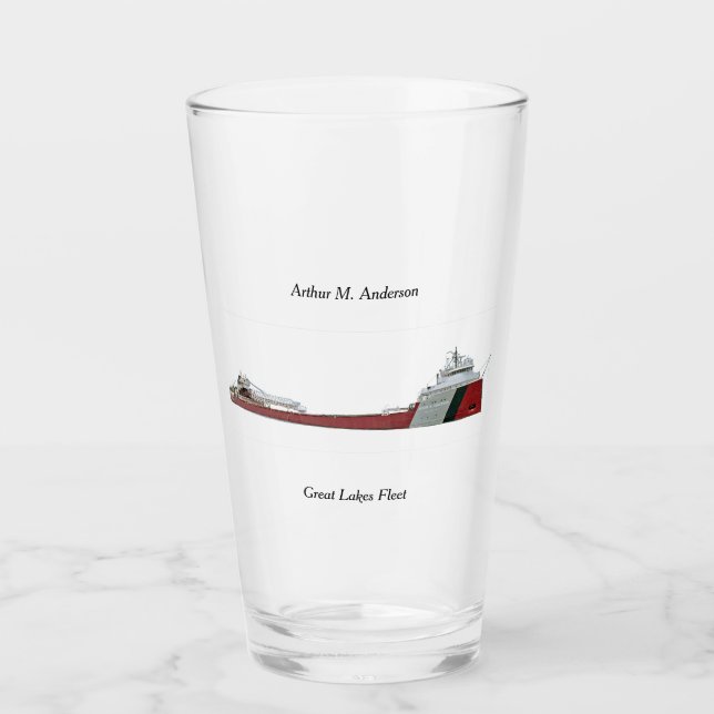 De Pint copo Arthur M. Anderson (Frente)