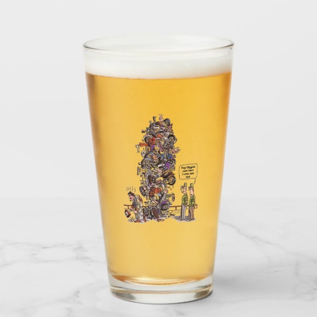 De Pint Copo Collins Perdedor Mais Irritante (Frente (Preenchido))