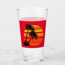 De Pint Copo para Bebida Pôr do Sol Havaiano