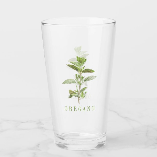 De Pint Copo para Bebidas com ORÉGANO FRESCO (Frente)
