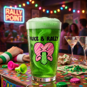 De Pint Copo Pinte Puke & Rally – Edição Especial Pink Hea