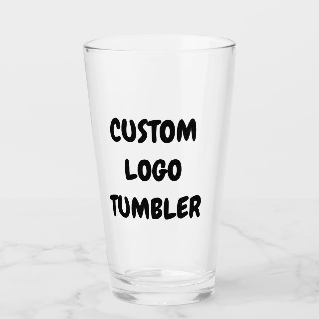 De Pint Copo TUMBLER com LOGO PERSONALIZADO, sem mínimo (Frente)