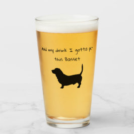 De Pint Segure meu copo Eu tenho que acariciar este vidro