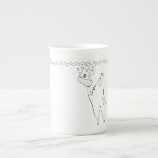 De Porcelana Alcançando a caneca