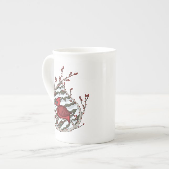 De Porcelana Alexander a caneca cardinal da especialidade (Frente Esquerda)