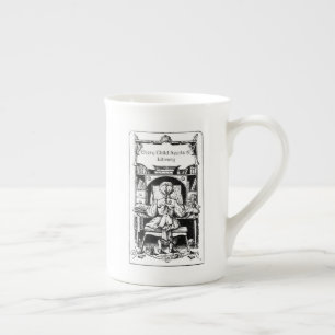 De Porcelana Cada criança precisa uma caneca da biblioteca