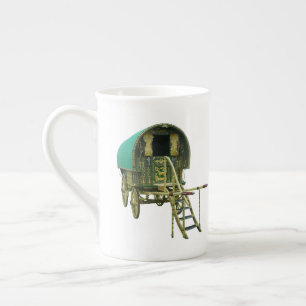 De Porcelana Cãibra cigana caravana osso caneca
