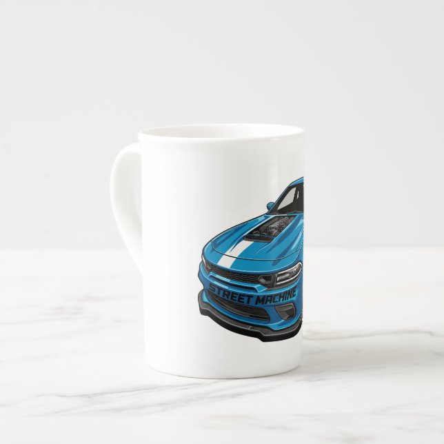 De Porcelana caneca (Frente Esquerda)