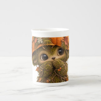 De Porcelana Caneca Criatura Florestal Abobrinha Fofa