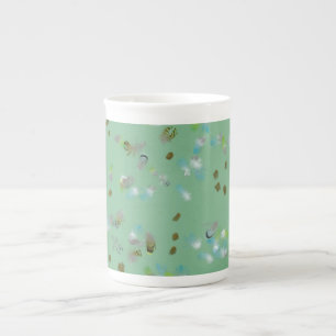De Porcelana Caneca da especialidade dos pássaros da floresta