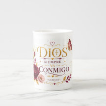 Caneca Dios Sempre Va Conmigo | Salmo 23 Caneca