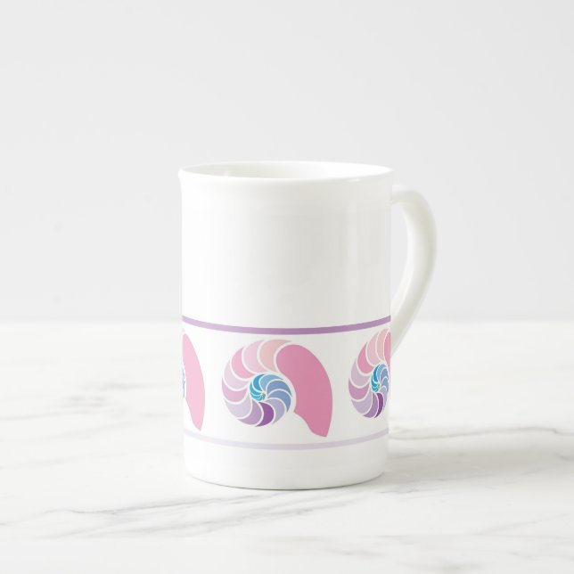 De Porcelana Caneca do escudo do mar (Frente Esquerda)