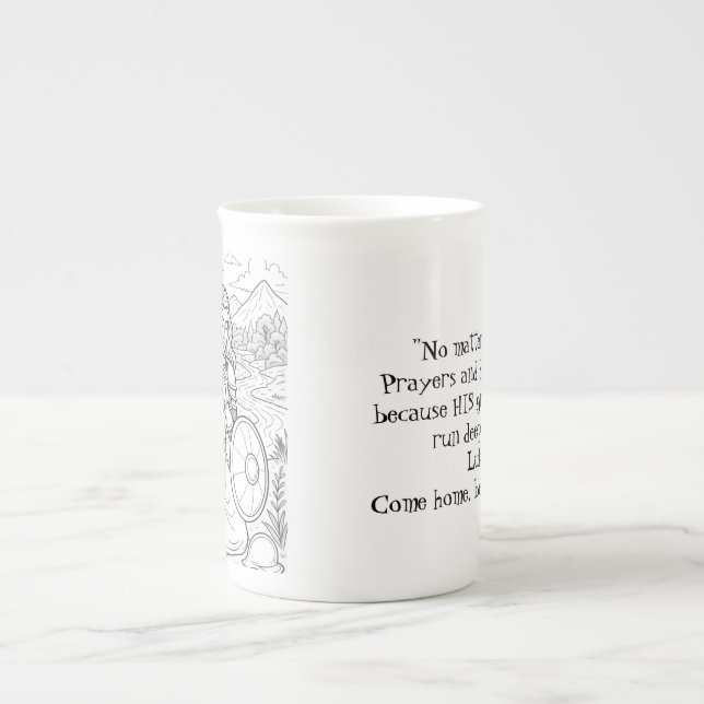 De Porcelana Caneca Especial (Frente)