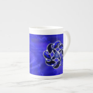 De Porcelana Caneca Especial Azul Como o Mar