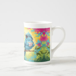 De Porcelana Caneca Especial Confortável Blue Bird