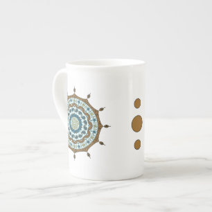 De Porcelana Caneca Especialidade Cobre Fantasia Mehndi