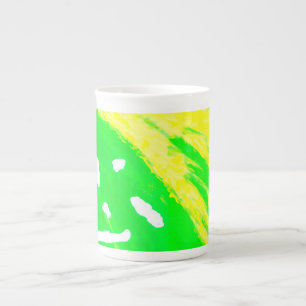 De Porcelana Caneca feliz da especialidade do sentimento