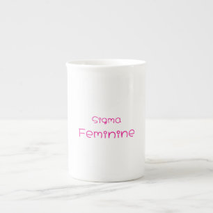 De Porcelana Caneca Feminina Sigma