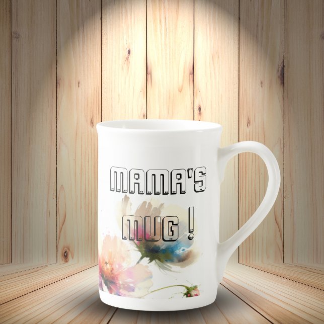 De Porcelana Caneca Floral Especial da Mamãe (Elegant Floral Design )