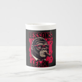 De Porcelana Caneca Home/Cozinha Gorilla Chefe Lições Aprendida