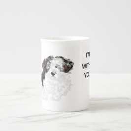 De Porcelana Caneca : Melhor Amigo