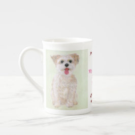 De Porcelana Caneca Morkie Diga O Que Você Quiser China