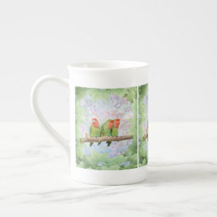 De Porcelana Caneca Peach Delight