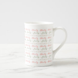 De Porcelana Caneca Specialty Holly Jolly
