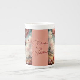 De Porcelana Caneca Temática Amor no Ar