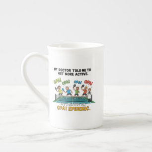 De Porcelana Caneca Unny Pickleball OPA! para Jogadores e Fãs C