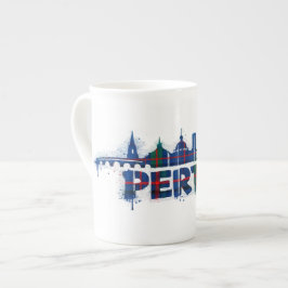 De Porcelana Caneca Xadrez Perth Escócia Escocesa 
