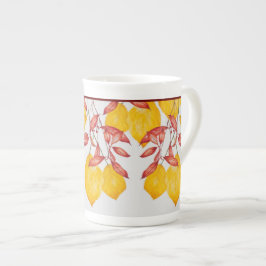 De Porcelana Chili & Turmeric em uma caneca chinesa óssea