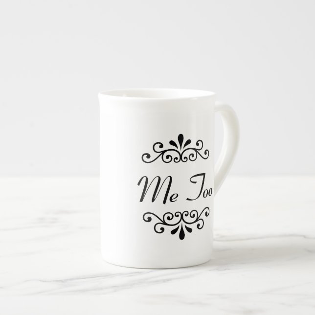 De Porcelana "Eu faço," casais imitaçóisis a caneca (Frente Esquerda)