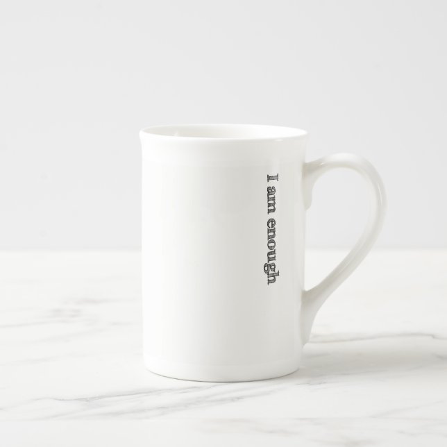 De Porcelana Eu sou bastante caneca (Direita)
