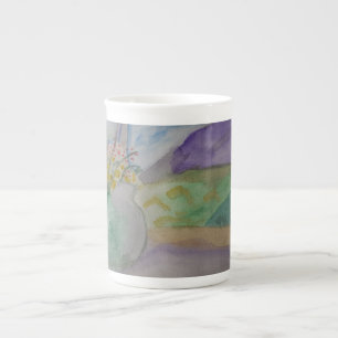 De Porcelana Flores Na Caneca Chinesa