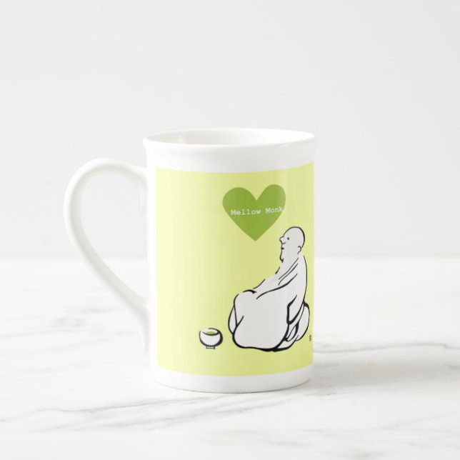 De Porcelana Mellow Monk Caneca nova (Esquerda)