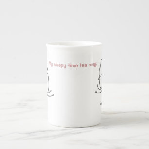 De Porcelana Minha caneca sonolento do chá do tempo