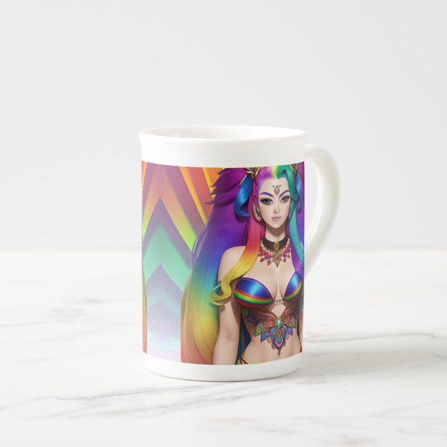 De Porcelana Nem todas as princesas Vestem coroas - caneca "Bro (Frente Esquerda)