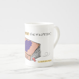 De Porcelana O que é nossa grande caneca da enciclopédia