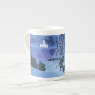 De Porcelana Passagem da caneca leve da especialidade