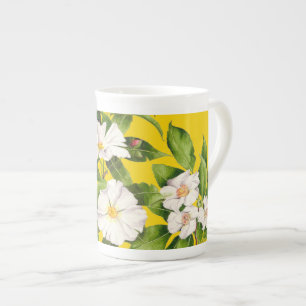 De Porcelana "Paz na Terra" em uma caneca chinesa óssea