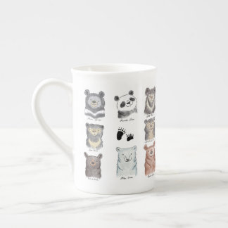 De Porcelana Ursos da caneca do mundo