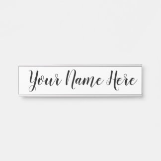 De Porta Placa conhecida para o trabalho