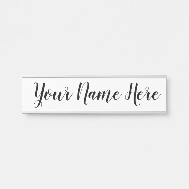 De Porta Placa conhecida para o trabalho (Frente)